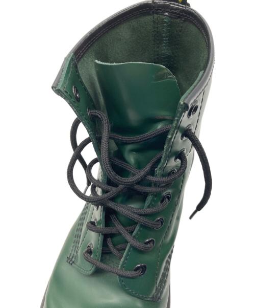 Dr.Martens（ドクターマーチン）Dr.Martens (ドクターマーチン) 8ホールブーツ グリーン サイズ: UK8の古着・服飾アイテム