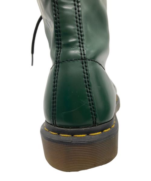 Dr.Martens（ドクターマーチン）Dr.Martens (ドクターマーチン) 8ホールブーツ グリーン サイズ: UK8の古着・服飾アイテム