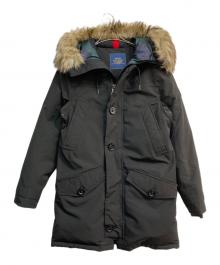 POLO RALPH LAUREN（ポロ・ラルフローレン）の古着「ファー付きダウンコート」｜ブラック