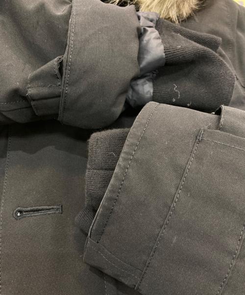 POLO RALPH LAUREN（ポロ・ラルフローレン）POLO RALPH LAUREN (ポロ・ラルフローレン) ファー付きダウンコート ブラック サイズ:ＸＳの古着・服飾アイテム