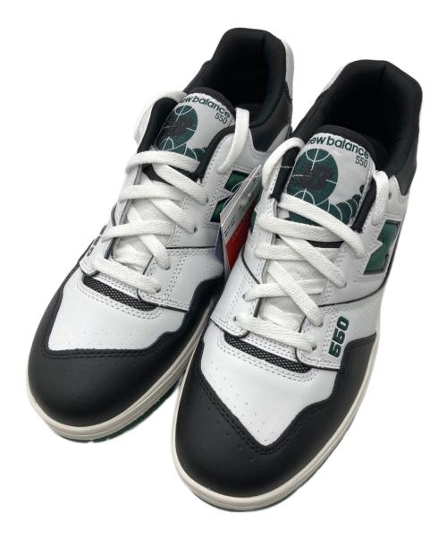 NEW BALANCE（ニューバランス）NEW BALANCE (ニューバランス) BB550LE1 ホワイト×グリーン サイズ:29cm 未使用品の古着・服飾アイテム