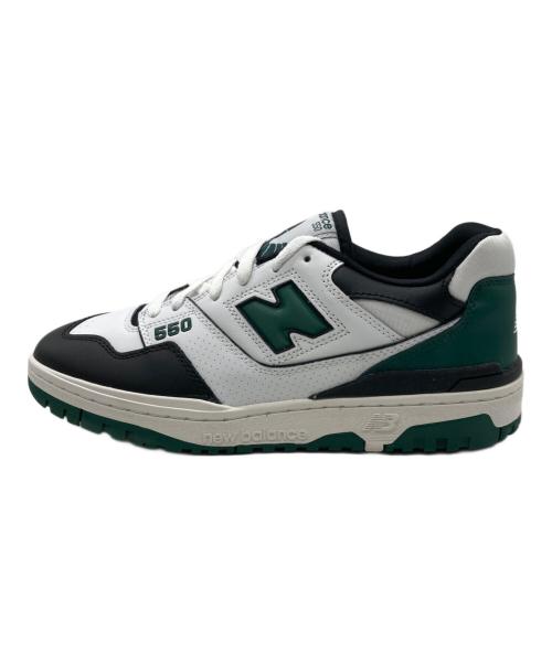 NEW BALANCE（ニューバランス）NEW BALANCE (ニューバランス) BB550LE1 ホワイト×グリーン サイズ:29cm 未使用品の古着・服飾アイテム