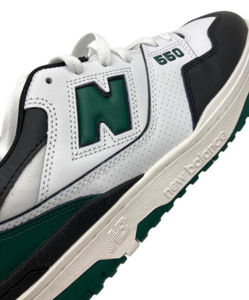 NEW BALANCE（ニューバランス）NEW BALANCE (ニューバランス) BB550LE1 ホワイト×グリーン サイズ:29cm 未使用品の古着・服飾アイテム