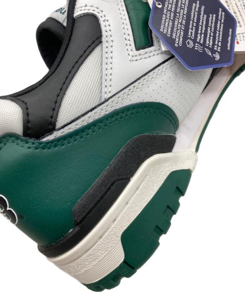 NEW BALANCE（ニューバランス）NEW BALANCE (ニューバランス) BB550LE1 ホワイト×グリーン サイズ:29cm 未使用品の古着・服飾アイテム