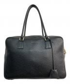 A.D.M.J.エーディーエムジェイ）の古着「シュリングレザートートバッグ」｜ブラック