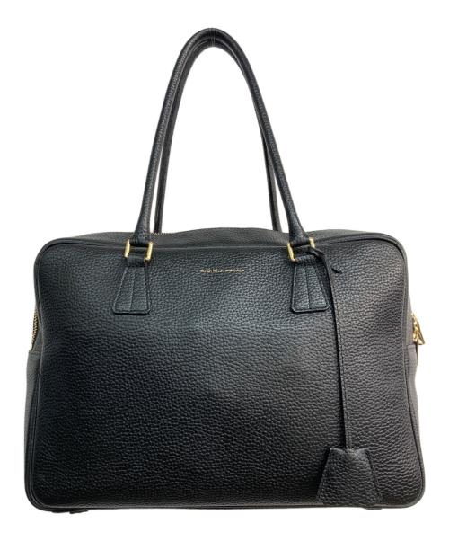 A.D.M.J.（エーディーエムジェイ）A.D.M.J. (エーディーエムジェイ) シュリングレザートートバッグ ブラックの古着・服飾アイテム