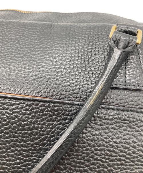 A.D.M.J.（エーディーエムジェイ）A.D.M.J. (エーディーエムジェイ) シュリングレザートートバッグ ブラックの古着・服飾アイテム