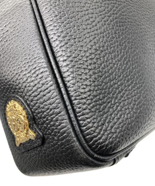 A.D.M.J.（エーディーエムジェイ）A.D.M.J. (エーディーエムジェイ) シュリングレザートートバッグ ブラックの古着・服飾アイテム