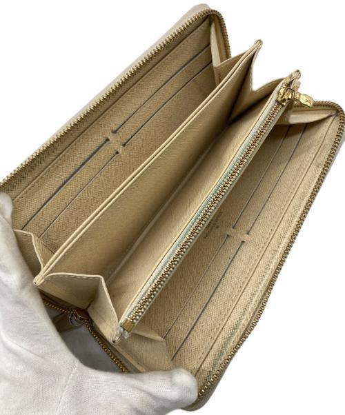 LOUIS VUITTON（ルイ ヴィトン）LOUIS VUITTON (ルイ ヴィトン) ジッピーウォレット ダミエ・アズール グレー×ホワイトの古着・服飾アイテム