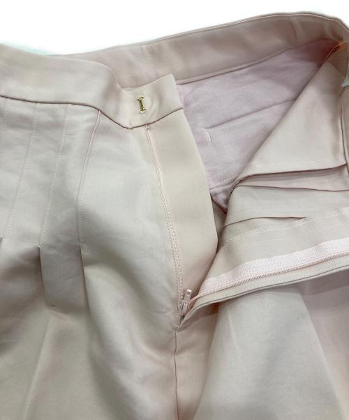 SEVEN TEN by MIHO KAWAHITO（セブン テン バイ ミホ カワヒト）SEVEN TEN by MIHO KAWAHITO (セブン テン バイ ミホ カワヒト) ハイウエストピンタックパンツ　6S403 ピンク サイズ:Mの古着・服飾アイテム