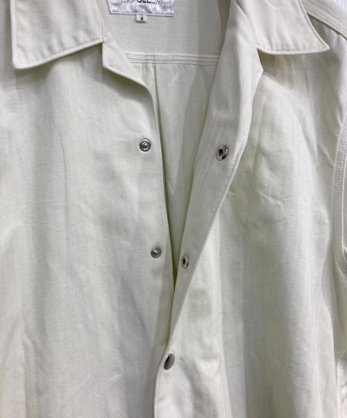 FOLL（フォル）FOLL (フォル) オープンカラーシャツ イエロー サイズ:2の古着・服飾アイテム