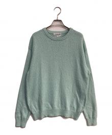 FOLL（フォル）の古着「ピリングスラブコットンニット  UNFOLLOW　24080684000210」｜ブルー