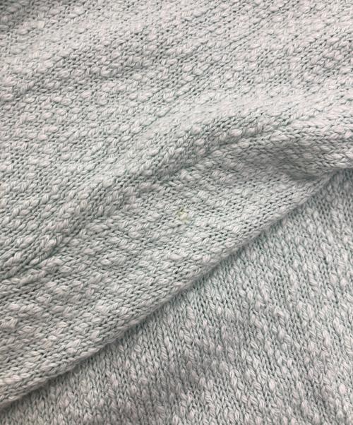 FOLL（フォル）FOLL (フォル) ピリングスラブコットンニット  UNFOLLOW　24080684000210 ブルー サイズ:2の古着・服飾アイテム