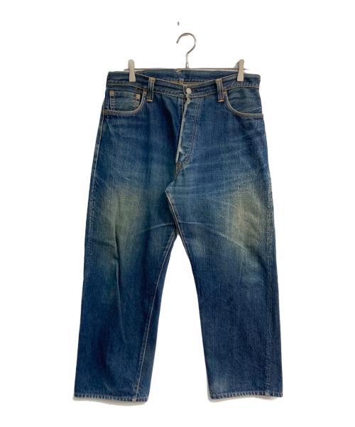 EVISU（エヴィス）EVISU (エヴィス) 2001 NO.1 SPECIAL 赤刺繍デニムパンツ インディゴ サイズ:W36×L35の古着・服飾アイテム