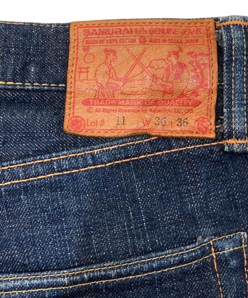 SAMURAI JEANS（サムライジーンズ）SAMURAI JEANS (サムライジーンズ) 男気刀耳セルビッチデニムパンツ インディゴ サイズ:W36×L36の古着・服飾アイテム