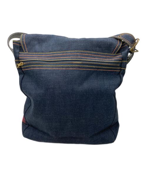 EVISU（エヴィス）EVISU (エヴィス) カモメプリントデニムショルダーバッグ インディゴの古着・服飾アイテム