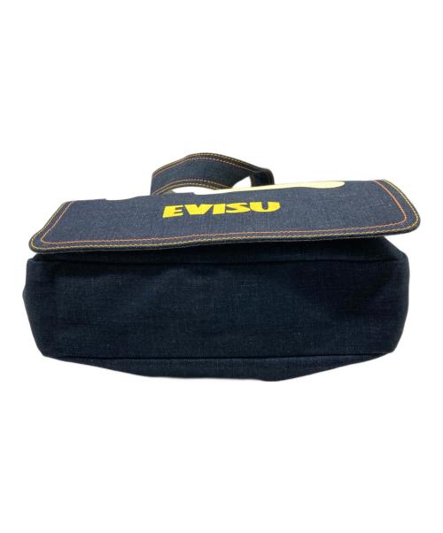 EVISU（エヴィス）EVISU (エヴィス) カモメプリントデニムショルダーバッグ インディゴの古着・服飾アイテム