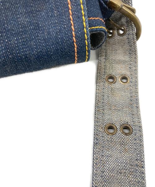 EVISU（エヴィス）EVISU (エヴィス) カモメプリントデニムショルダーバッグ インディゴの古着・服飾アイテム