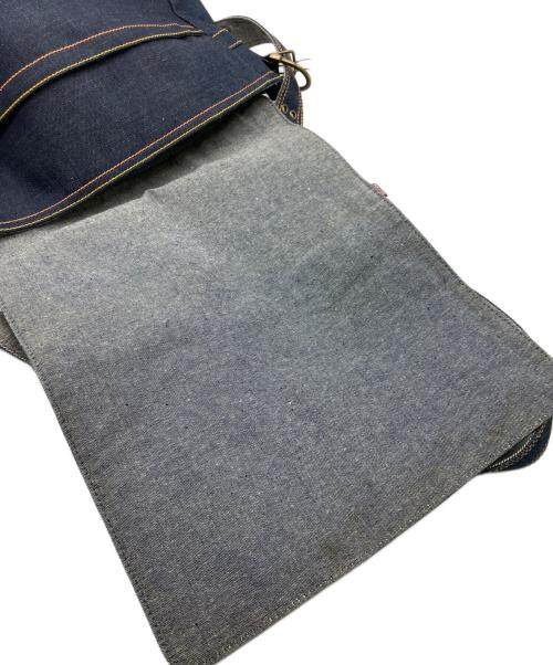 EVISU（エヴィス）EVISU (エヴィス) カモメプリントデニムショルダーバッグ インディゴの古着・服飾アイテム