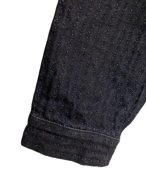 STUDIO D’ARTISAN（ステュディオ・ダ・ルチザン）STUDIO D’ARTISAN (ステュディオ・ダ・ルチザン) 刺し子デニムジャケット インディゴ サイズ:42の古着・服飾アイテム