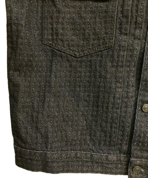 STUDIO D’ARTISAN（ステュディオ・ダ・ルチザン）STUDIO D’ARTISAN (ステュディオ・ダ・ルチザン) 刺し子デニムジャケット インディゴ サイズ:42の古着・服飾アイテム