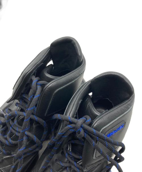 grounds（グラウンズ）grounds (グラウンズ) 別注MOOPIE BASKET BLUE RF ブラック サイズ:27.5cmの古着・服飾アイテム