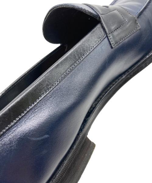 J.M.WESTON（ジェイエムウエストン）J.M.WESTON (ジェイエムウエストン) 180SIGNATURE LOAFER ネイビー×ブラック サイズ:6 1/2Dの古着・服飾アイテム