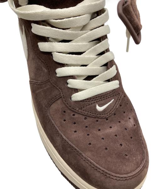 NIKE（ナイキ）NIKE (ナイキ) AIR FORCE1 MID ブラウン×アイボリー サイズ:28cmの古着・服飾アイテム