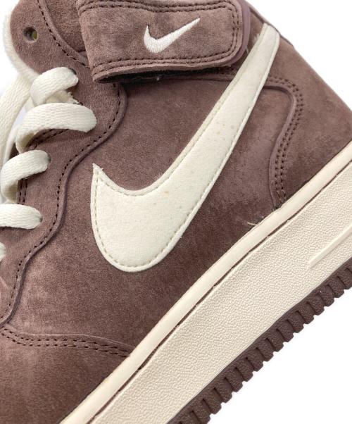 NIKE（ナイキ）NIKE (ナイキ) AIR FORCE1 MID ブラウン×アイボリー サイズ:28cmの古着・服飾アイテム