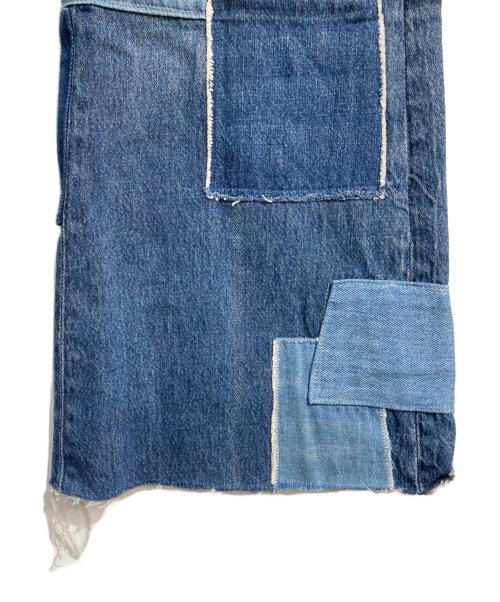 POLO RALPH LAUREN（ポロ・ラルフローレン）POLO RALPH LAUREN (ポロ・ラルフローレン) パッチワークデニムパンツ インディゴ サイズ:24の古着・服飾アイテム