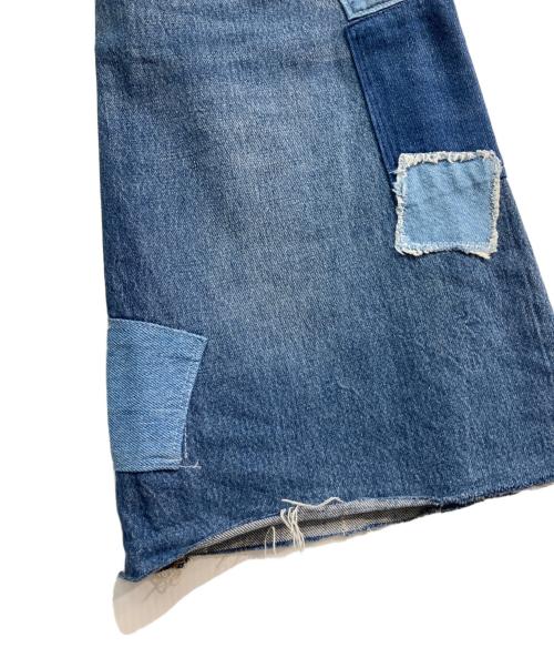 POLO RALPH LAUREN（ポロ・ラルフローレン）POLO RALPH LAUREN (ポロ・ラルフローレン) パッチワークデニムパンツ インディゴ サイズ:24の古着・服飾アイテム