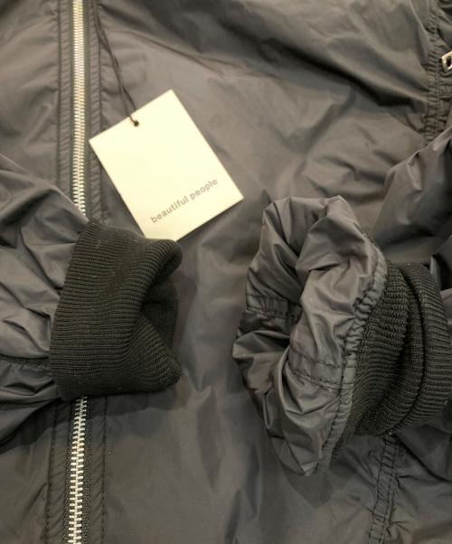 beautiful people（ビューティフルピープル）beautiful people (ビューティフルピープル) nylon twill MA-1 blouson ブラック サイズ:40の古着・服飾アイテム