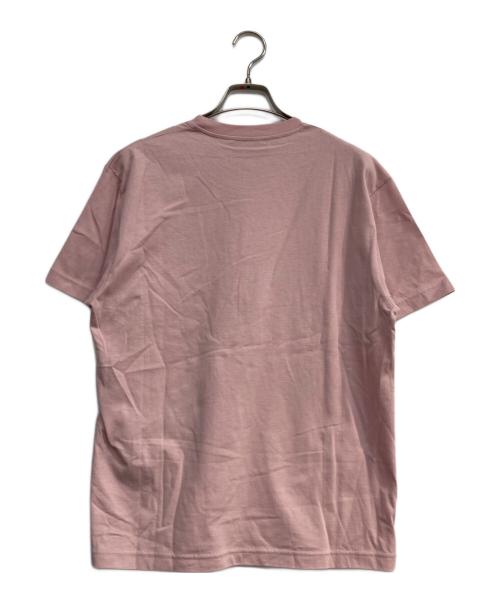 GUCCI（グッチ）GUCCI (グッチ) エンブロイダリー付きコットンジャージーTシャツ ピンク サイズ:XSの古着・服飾アイテム