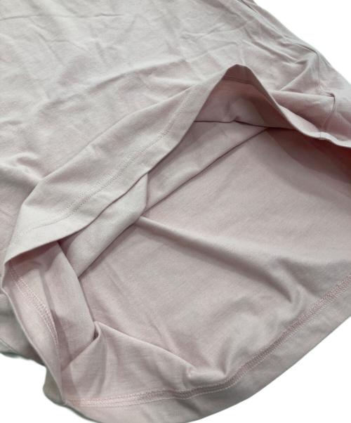 GUCCI（グッチ）GUCCI (グッチ) エンブロイダリー付きコットンジャージーTシャツ ピンク サイズ:XSの古着・服飾アイテム