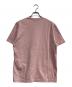 GUCCI (グッチ) エンブロイダリー付きコットンジャージーTシャツ ピンク サイズ:XS：30000円