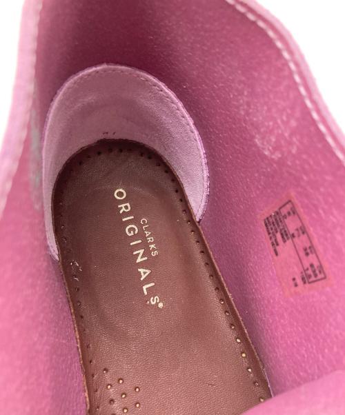 CLARKS ORIGINALS（クラークス オリジナルズ）Clarks Originals (クラークス オリジナルズ) デザートブーツ ラベンダースエード サイズ:7 1/2Mの古着・服飾アイテム