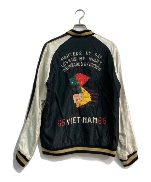 BEAMS（ビームス）BEAMS (ビームス) TAILOR TOYO (テーラー東洋) リバーシブルスカジャン ブラック サイズ:Sの古着・服飾アイテム