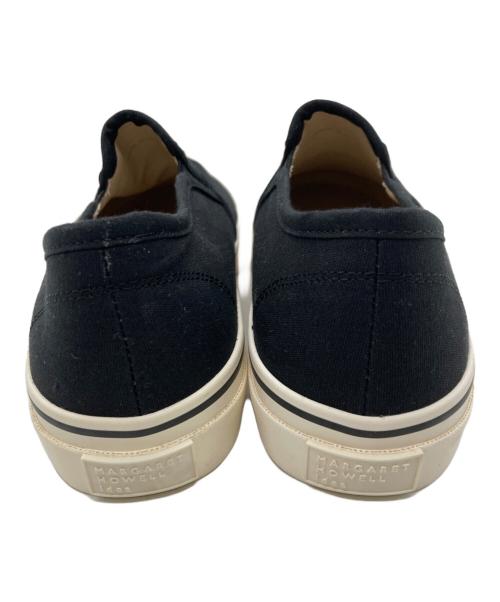 MARGARET HOWELL idea（マーガレット ハウエル アイディア）MARGARET HOWELL idea (マーガレット ハウエル アイディア) ローカットスニーカー ブラック サイズ:24㎝の古着・服飾アイテム