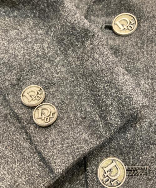 Christian Dior（クリスチャン ディオール）Christian Dior (クリスチャン ディオール) ウールテーラードジャケット グレー サイズ: AB4の古着・服飾アイテム