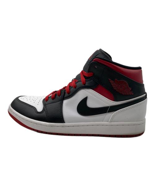 NIKE（ナイキ）NIKE (ナイキ) AIR JORDAN 1 MID ブラック×レッド サイズ:28㎝の古着・服飾アイテム