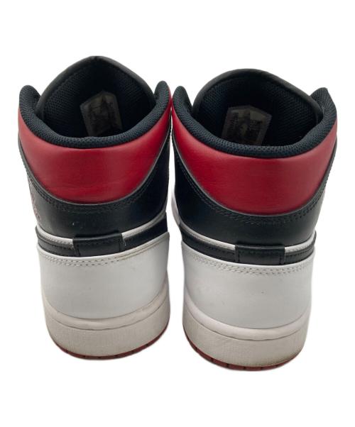 NIKE（ナイキ）NIKE (ナイキ) AIR JORDAN 1 MID ブラック×レッド サイズ:28㎝の古着・服飾アイテム