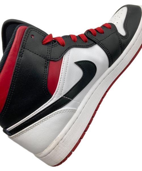 NIKE（ナイキ）NIKE (ナイキ) AIR JORDAN 1 MID ブラック×レッド サイズ:28㎝の古着・服飾アイテム