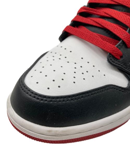 NIKE（ナイキ）NIKE (ナイキ) AIR JORDAN 1 MID ブラック×レッド サイズ:28㎝の古着・服飾アイテム