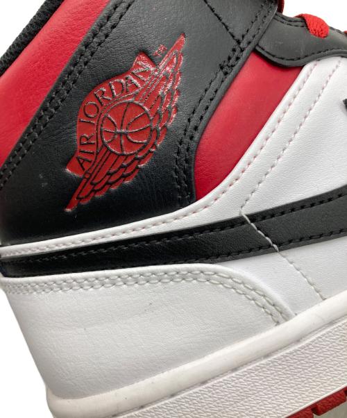 NIKE（ナイキ）NIKE (ナイキ) AIR JORDAN 1 MID ブラック×レッド サイズ:28㎝の古着・服飾アイテム