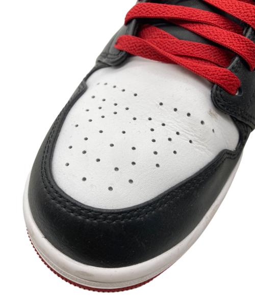 NIKE（ナイキ）NIKE (ナイキ) AIR JORDAN 1 MID ブラック×レッド サイズ:28㎝の古着・服飾アイテム