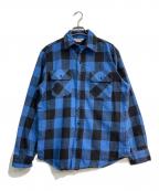 FIVE BROTHERファイブブラザー）の古着「バッファローチェックネルシャツ」｜ブルー