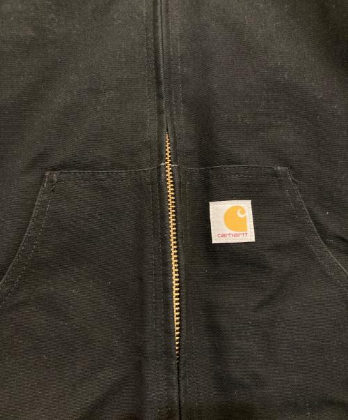 CarHartt（カーハート）CarHartt (カーハート) ダックアクティブジャケト　USA製 ブラック サイズ:Mの古着・服飾アイテム