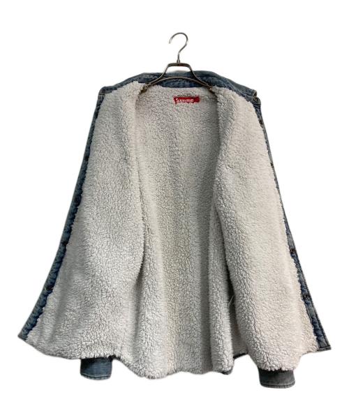 SUPREME（シュプリーム）Supreme (シュプリーム) Faux Shearing Lined Work Shirt　 24AW インディゴ サイズ:Mの古着・服飾アイテム