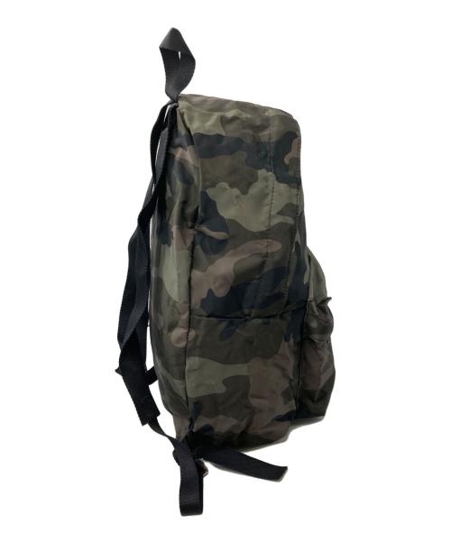 Herve Chapelier（エルベシャプリエ）Herve Chapelier (エルベシャプリエ) ナイロンカモフラミニリュック グリーンの古着・服飾アイテム