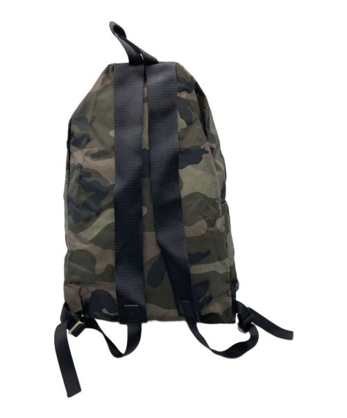 Herve Chapelier（エルベシャプリエ）Herve Chapelier (エルベシャプリエ) ナイロンカモフラミニリュック グリーンの古着・服飾アイテム